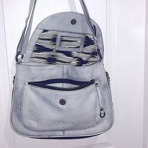 Latico Expandable Convertible Crossbody Bag - Antiqued Coastal Blue